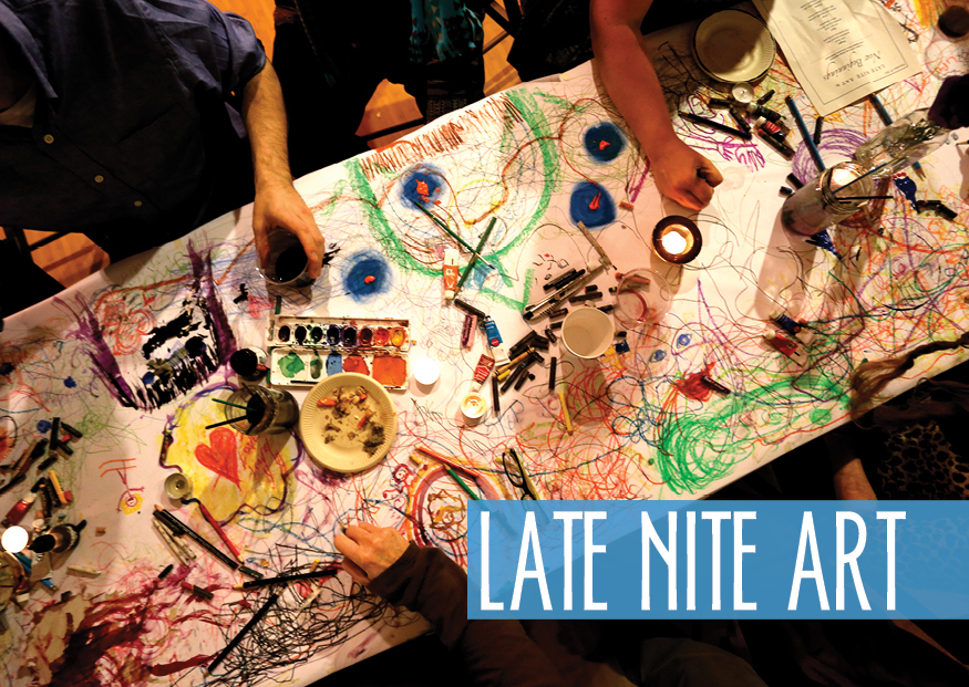 Late Nite Art postcard
